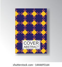 Cover Geometric Pattern for business design. Simple shapes composition