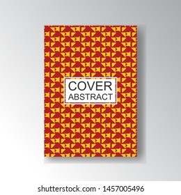 Cover Geometric Pattern for business design. Simple shapes composition