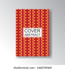Cover Geometric Pattern for business design. Simple shapes composition
