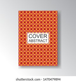 Cover Geometric Pattern for business design. Simple shapes composition