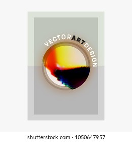 Cover with geometric pattern. Graphic design for poster, magazine covers, printing products, flyer, presentation, brochure or wall decor. Vector illustration.
