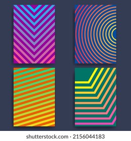 cover gradient mesh set cover. template for poster,brochure,backgrounds cover etc