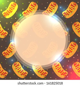 Cover with hot dogs