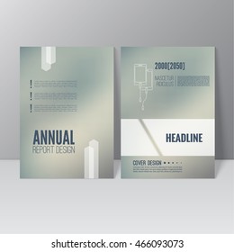Cover for journal, book, magazine. Leaflet Flyer A4 size template design. 