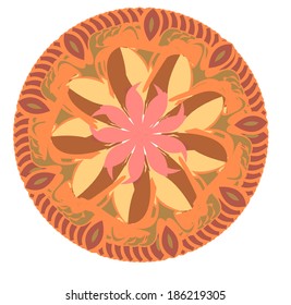 Cover, label, napkin, template for wall-paper