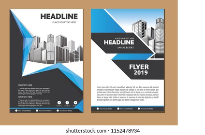 cover, layout, brochure, magazine, catalog, flyer for company or report