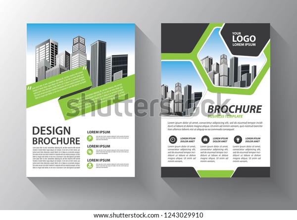 Cover Layout Broschure Magazin Katalog Flyer Stock Vektorgrafik Lizenzfrei