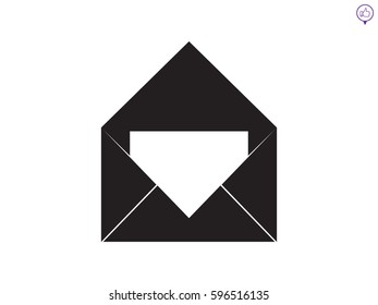 cover letter, sign, symbol, vector illustration eps10