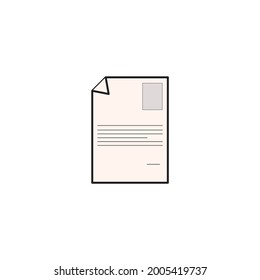 Titelbriefvektorgrafik für Symbol- und Inhaltszwecke
