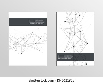 Cover Lines Points Connections Vector Graphics Stock Vector (Royalty ...