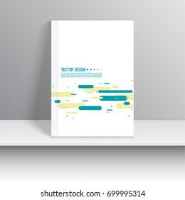 Cover for magazine. Leaflet Flyer template A4 size design.  