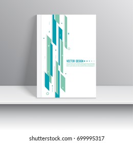 Cover for magazine. Leaflet Flyer template A4 size design. 