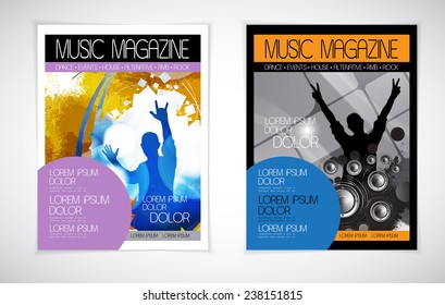 Cover magazine, vector 