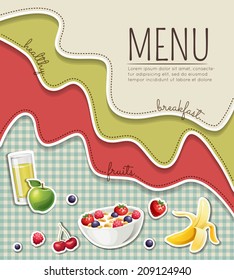 Cover menu design 