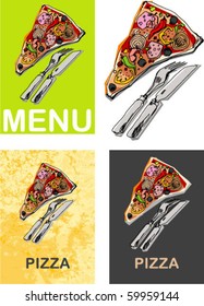 cover for menu - pizza