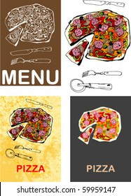 cover for menu - pizza
