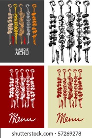cover for menu - right size A4 - A3... handmade sketch based.
