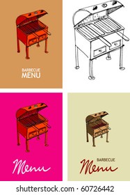 cover for menu - right size A4 - A3... handmade sketch based