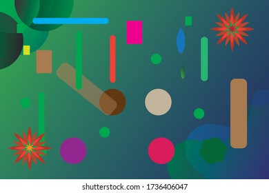 Cover modern abstract background elements beautiful shape gradient