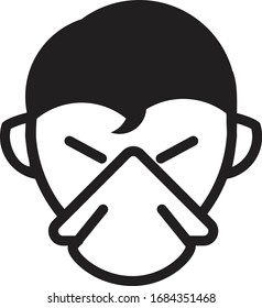 Cover mouth with tissue if cough or sneeze