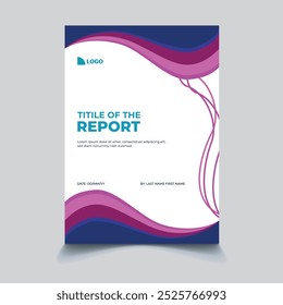 Cover Page Design Tamplate Vector