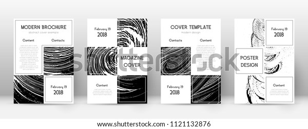 Cover Page Design Template Business Brochure Stock Vector (Royalty Free