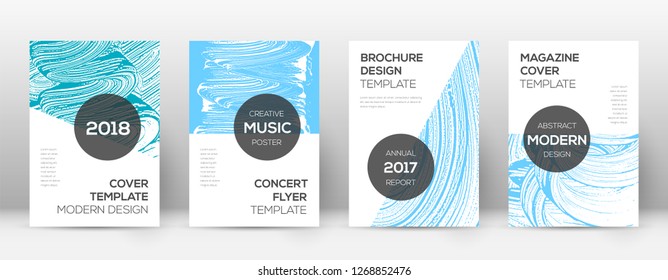 Cover page design template. Modern brochure layout. Cool trendy abstract cover page. Pink and blue grunge texture background. Decent poster.