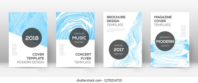 Cover page design template. Modern brochure layout. Creative trendy abstract cover page. Pink and blue grunge texture background. Bewitching poster.