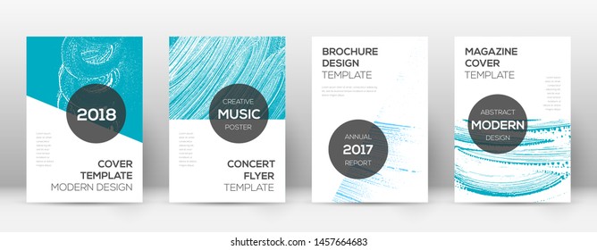 Cover page design template. Modern brochure layout. Comely trendy abstract cover page. Pink and blue grunge texture background. Rare poster.