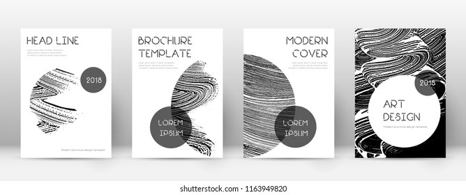 Cover page design template. Trendy brochure layout. Classy trendy abstract cover page. Soap invert grunge texture background. Astonishing poster.