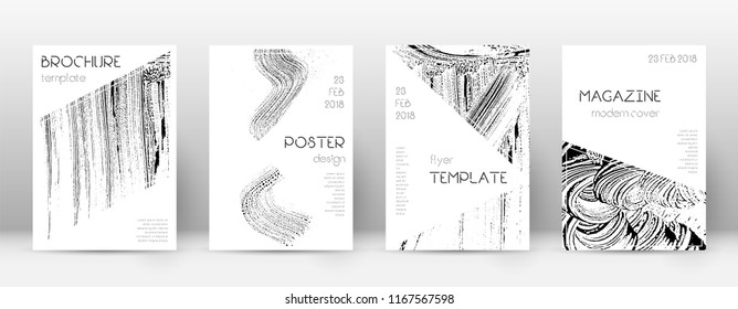 Cover Page Design Template Triangle Brochure Stock Vector (Royalty Free ...