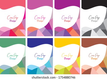 cover page design template vector 