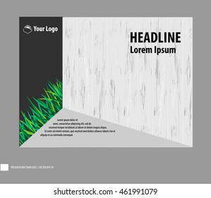 Cover page layout. Vector illustration background for business presentation, brochure, magazine cover, poster, booklet