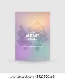 Cover page notebook. Perfect for diary, books, magazines, journals, catalogs, planners and flyers. Vector layout.