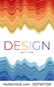 Plantilla de portada. Se puede usar como banner, volante, afiche, tarjeta de visita, folleto. Diseño artístico en colores azul amarillo rojo. Ilustración vectorial con clase.