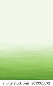 Cover page template with soft curves in light green colors. Can be used as banner, flyer, poster, business card, brochure. Elegant vector illustration.