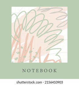 Cover page templates abstract layouts. Applicable for notebooks brochures books etc