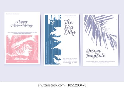 Cover page templates. Applicable for notebooks, planners, brochures, books, catalogs etc. Seamless patterns and masks used, easy to re-size. Vector. Annual report brochure flyer design template vector