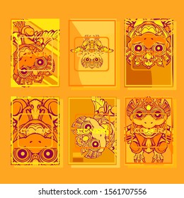 Cover page templates dynamic vector set. Abstract colorful halftone gradient backgrounds for journal design. Eps10 vector. Geometric patterns cool magazine covers graphic design.
