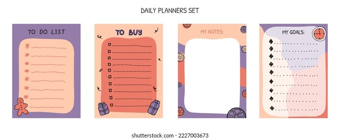 Cover page templates. Universal abstract layouts. Applicable for notebooks, planners, brochures, books, catalogs etc. Seamless patterns and masks used, easy to resize