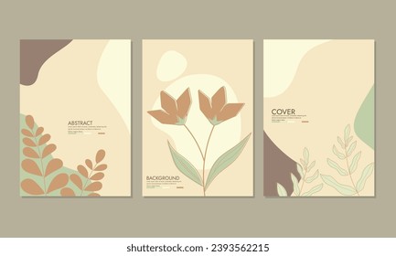 Cover page templates. Universal abstract layouts. Applicable for notebooks, social media posts, stories, mobile apps, banners design, web or internet ads