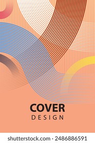 Cover page templates. Universal abstract layouts. Applicable for notebooks, planners, brochures, books, catalogs etc.