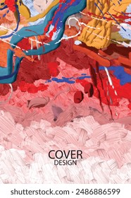 Cover page templates. Universal abstract layouts. Applicable for notebooks, planners, brochures, books, catalogs etc.