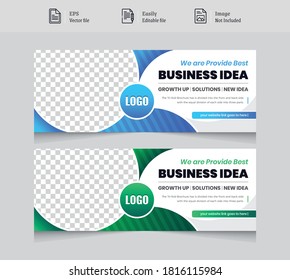 Cover Photo Design for social media. corporate business theme