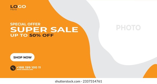 Cover Photo Design and Social Media Post for Online Marketing Promotion Banner, Story and Web Internet Ads Flyer