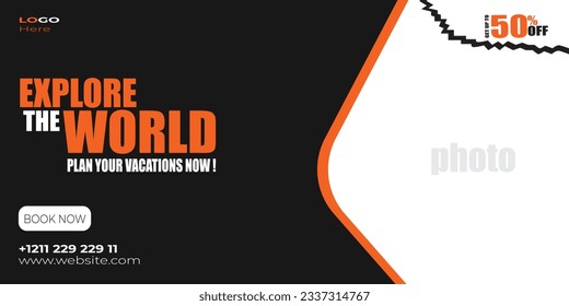 Cover Photo Design and Social Media Post for Online Marketing Promotion Banner, Story and Web Internet Ads Flyer