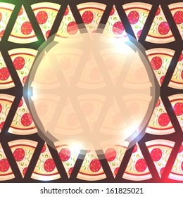 Cover with pizza