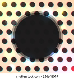 Cover with polka dots