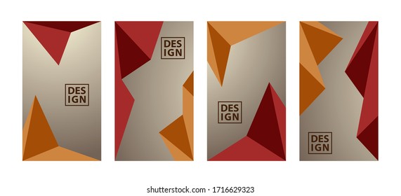 Cover and Poster Design Template for Magazine. Abstract Colorful Shape Vector Illustration Collage for Poster, Cover, Book, Social Media, Email Header, and Page Layout Design.