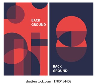 Cover and Poster Design Template for Magazine. Trendy Abstract Color Geometric and Curve Vector Illustration Collage with Typography for Cover, book, social media story, and Page Layout Design.